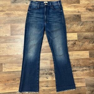 MOTHER The Hustler Ankle Fray Jeans size 27